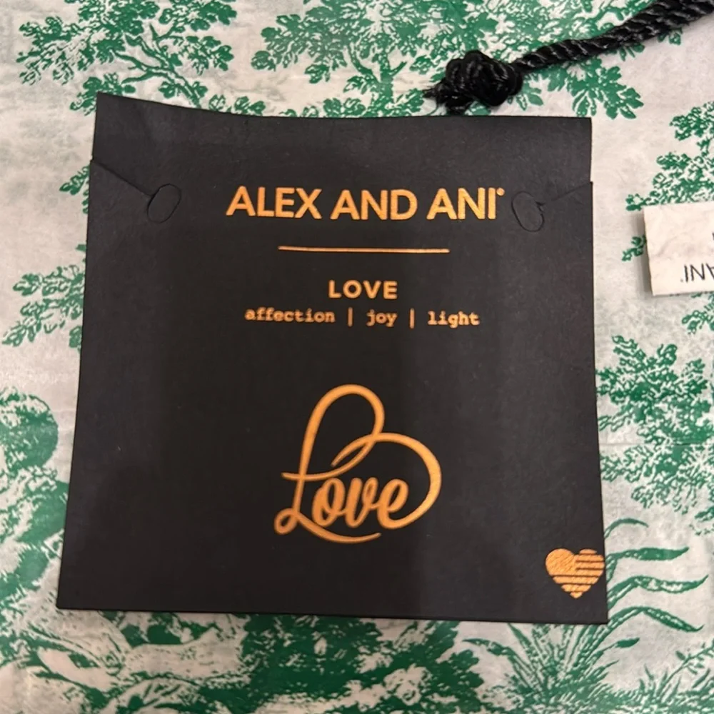 Alex & Ani love bracelet - Picture 2 of 3